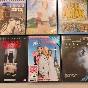 DVD Movie Collection Set 6 Movies $1.50 Each